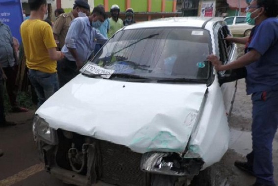 3 Injured in Road Mishap at ONGC area, Agartala