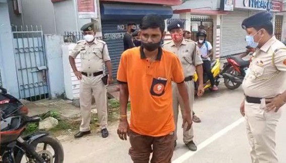 Two Reckless Bikers hit each-other with No Helmet amid Corona-Curfew : Detained by Police 