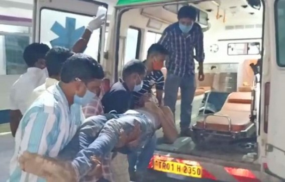 Asha Finance company branch manager critical after a road accident, referred to GB Hospital from Belonia Hospital