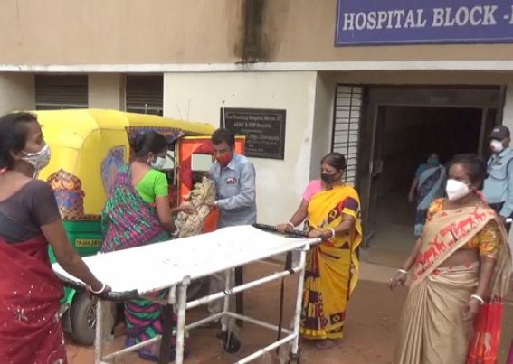 Discrimination in Safety Kit Distribution in Tripura Govt run GB Hospital : Group D Workers Stopped Touching Any Patient as No Basic Safety Kits are given to them : Patient Parties Suffering 