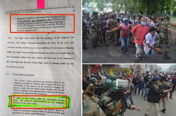 Justice for 10323 Teachers Organization asks Tripura BJP Govt about the Exact Meaning of Supreme Court's Judgement's Portion which Says, 'Service of Unchallenged Teachers stands Protected'
