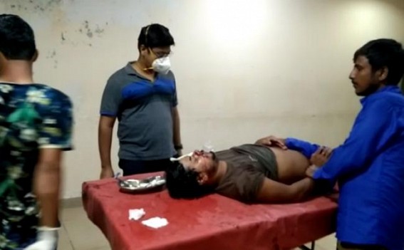 Road Accident : A terminated Teacher among the 10323 critical, referred from Bishalgarh to GB Hospital 