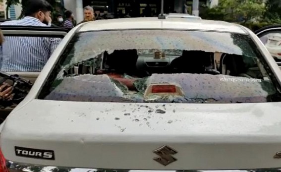 Total 4 Vehicles of Trinamool Were Vandalized by BJP on Abhishek Banerjee's arrival day 