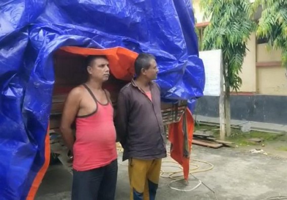 Huge amount of Phensedyl recovered from a six-wheeler lorry at Pecharthal, 2 arrested