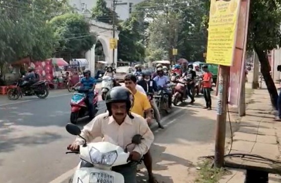 Fuel Price remains Rs. 104 in Agartala