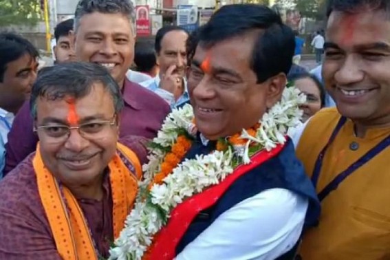 After murdering Democracy, looting People's voting Rights, Tripura BJP celebrates Municipal Poll Winning in Tripura