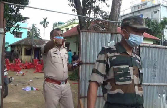Professional Goons : Helmet and Mask wearing 60-70 BJP’s bike gang goons attacked on TMC programme, elderly person severely injured