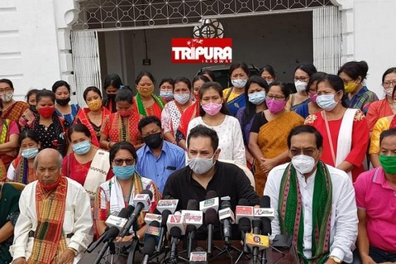 Landslide in IPFT : TIPRA Motha formed Women's Wing, IPFT top leaders Joined TIPRA Motha 