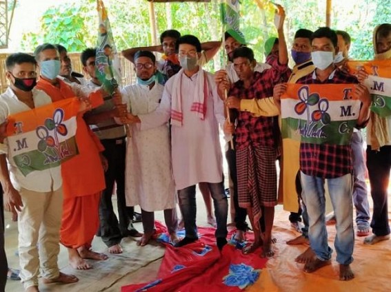 80 Voters joined Trinamool Congress Party in Kamalpur