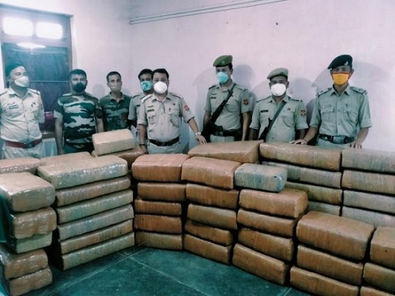 915 KG Ganja seized by Mandai Police 