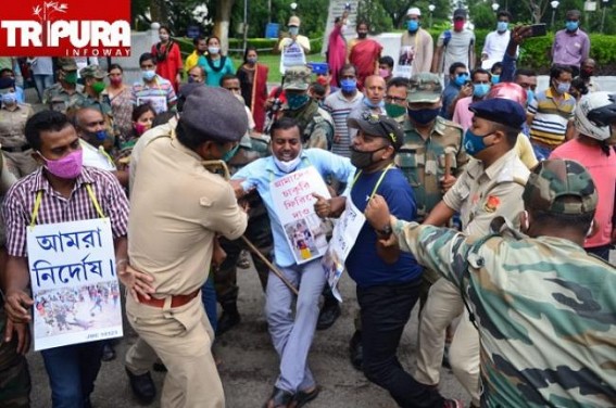 'Police's active roles can notice in 10,323 teachers' protests', alleged Arrested Teachers 