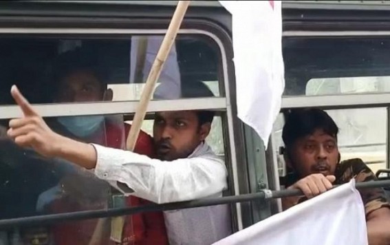 Belonia: Police stopped CPI-M protest rally forcefully, arrested agitators