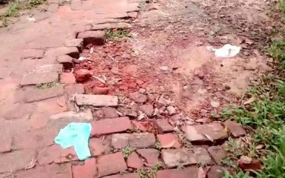 Miserable condition of road : Locals claimed, no initiative has been taken by Government to repair the dilapidated road
