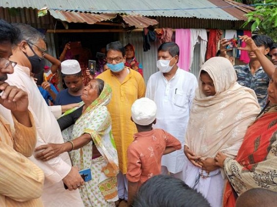 Jamal Hossain's Custodial Death at Sonamura PS : TMC leaders met Victim Family, Police
