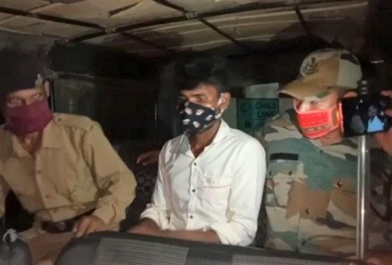 Teliamura Police detained a youth in connection with abduction of minor girl