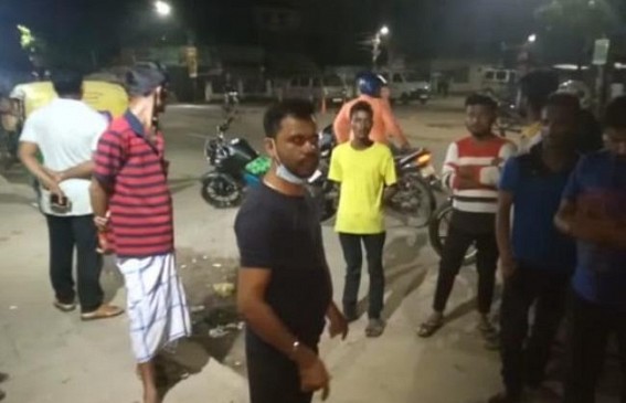 Drastic Fall of Law and Order situation : Trader was beaten up severely at IGM Chowmuhani area by 2 drug sellers