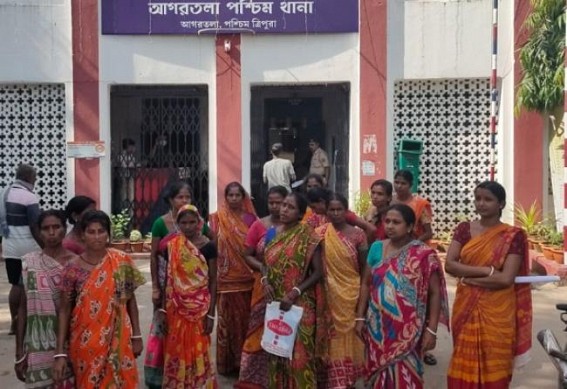 3 Women were Attacked by Mafias : West Agartala Women PS allegedly refused to lodge a case 