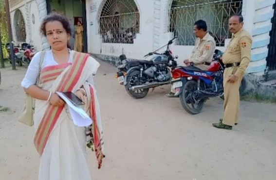 BJP bike gang goons threatened TMC candidate to stop campaign, attacked TMC members at Ward No- 14