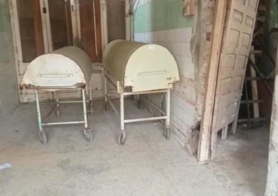 Smart City ? Tripura’s biggest hospital GB’s mortuary room left in Deplorable state due to 'No Maintenance' 