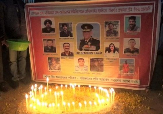 National Ex-Servicemen Coordinating Committee paid tribute to CDS Gen, other TN chopper crash incident killed Officials 