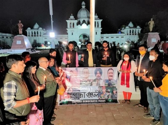 TN Chopper Crash : TDF Party paid tribute to departed Souls