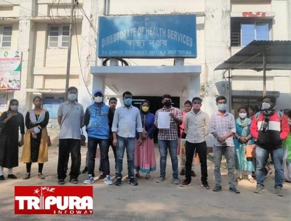 No Recruitment for 4 Years : ANM, MPW Passed Out Unemployed Youths Demanded Immediate Recruitment in 791 Vacant Posts