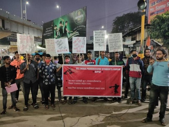 Statewide Protests against ‘Privatization’ of Tripura Govt Schools Continue in Tripura