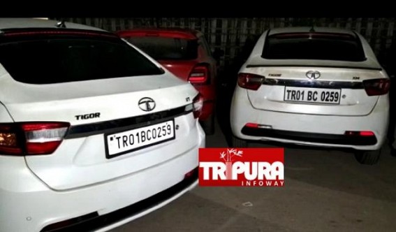 2 Cars with same Number-Plate spotted in Agartala