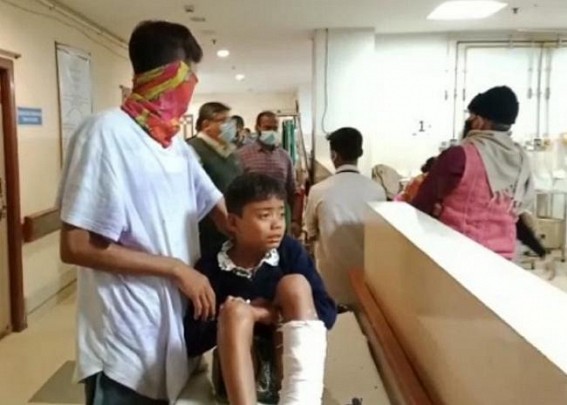 10 year old boy was shot by himself while playing with his uncle’s gun