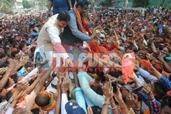 3rd March : BJP Completes 3-Yrs as Ruling Party in Tripura 