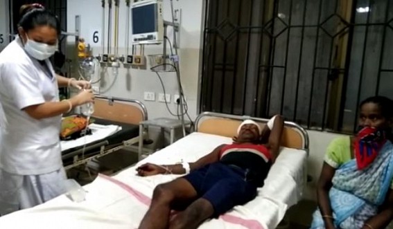 Terrible road accident among bike and Punjab body truck : 3 critically injured