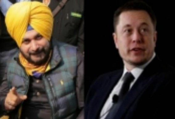 Sidhu invites Musk to set up Tesla's unit in Ludhiana