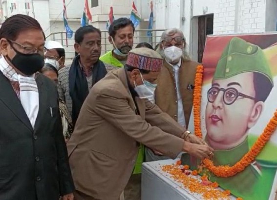 Tripura Congress Celebrates 125th Birth Anniversary of Freedom Fighter, former Congress President Netaji Subash Chandra Bose