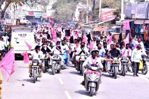 Massive protests across Telangana over PM's remarks