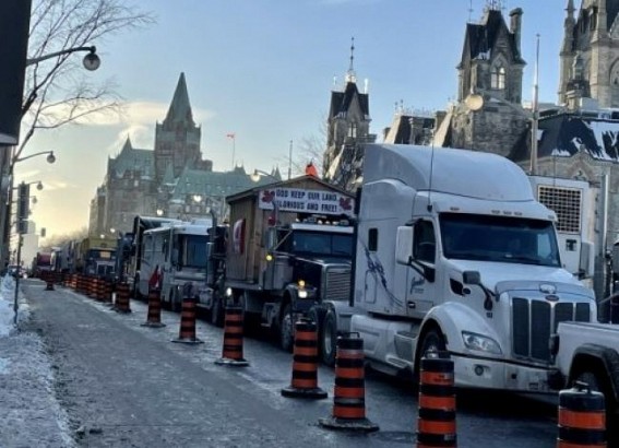 Canada's largest province declares emergency to help end truckers' protest