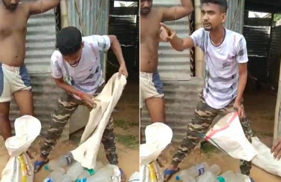 Unemployed BJP’s active members selling local liquor in broad daylight in Badarghat area