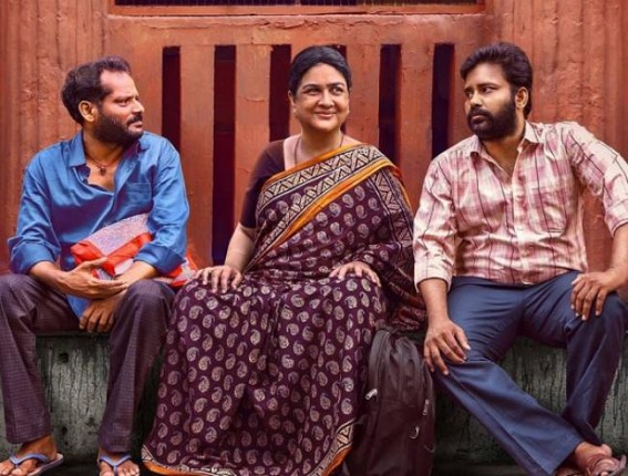 First look of Dinesh, Oorvasi-starrer 'J Baby' released
