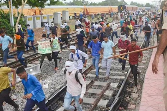 Agnipath stir: Youth thrashed by Congress protesters in Rajasthan's Jhunjhunu