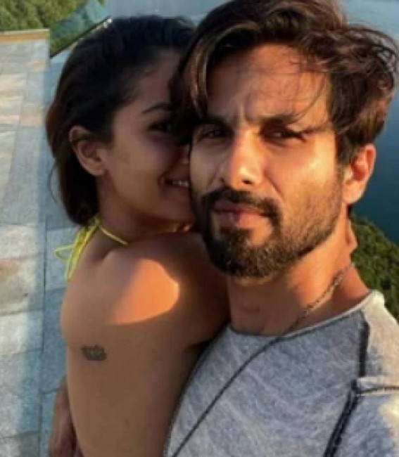 Shahid shares vacay pics with Mira, fans call her Shahid's 'real Preeti'