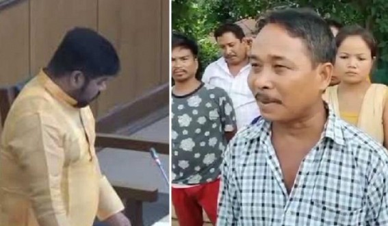 Minister Sushanta Chowdhury escaped from his own Constituency Majlishpur as Locals Restricted his entry saying ‘No Entry if No Development’