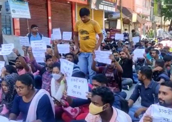 Teaching Job Aspirants expressed resentment over 'Phase-Wise Recruitment' Decision of Tripura Govt