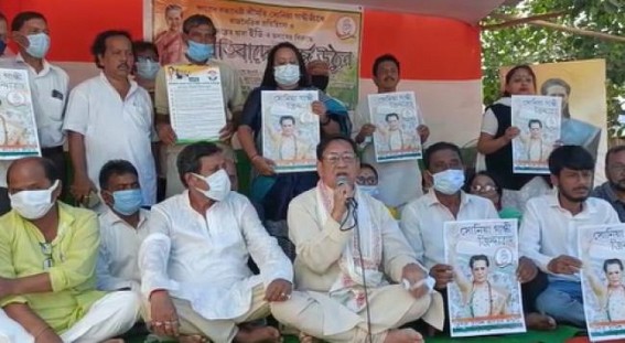 Congress held protest over ED’s interrogation of Sonia Gandhi