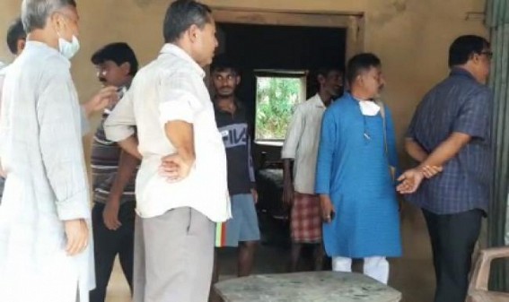 CPI-M leaders met attacked Party workers’ family members in Teliamura