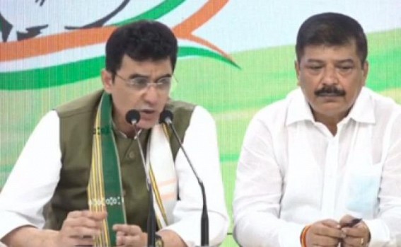 Tripura Congress Headquarter removes Glasses from Windows, replaced with Steel due to Regular Stone Pelting by BJP