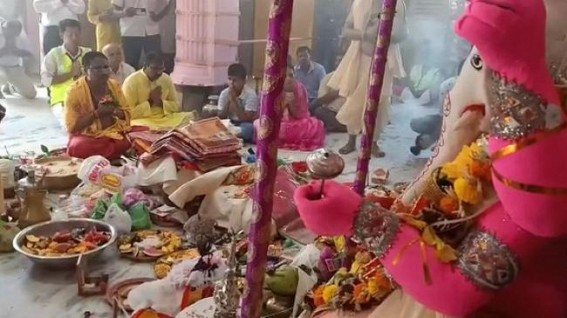 Maha Navami puja observed in Agartala Durga Bari: Devotees rushed to offer prayers on the 3rd Day of Durga Puja