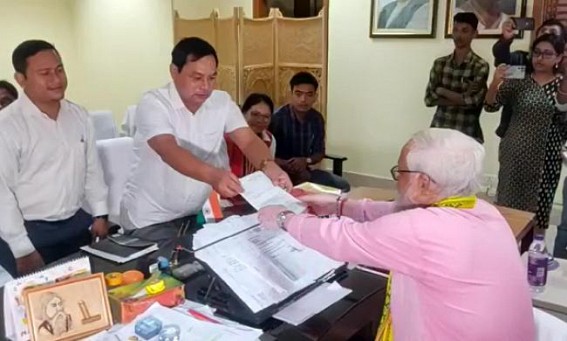 Jolt for BJP, IPFT as Ex-Minister Mebar Jamatia Resigns