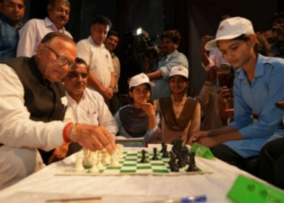 Raj school students will learn chess on every 3rd Saturday