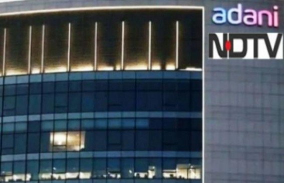 Adani takeover target NDTV scrip hits upper circuit