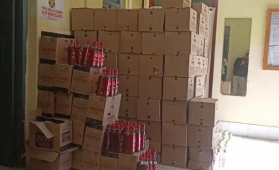3200 Liquor Bottles Seized at Panisagar