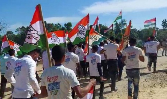 Congress’s ‘Bharat Jodo, Tripura Bachao’ program continues in full wave in Belonia